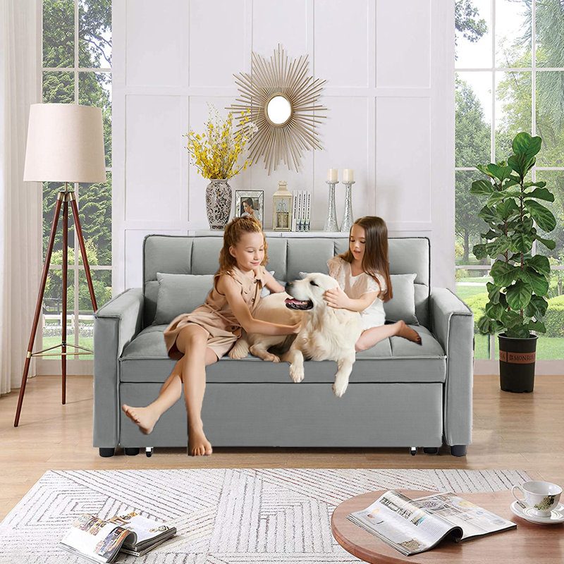 Apartment size loveseat sleeper discount